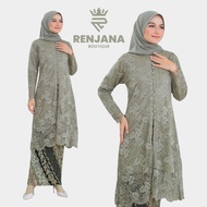setelan kebaya tunik tile payet model naura