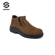 READY STOCK BLACK HAMMER 2000 Series Mid Cut Zip On Safety Shoes BH2882