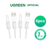 UGREEN Original Apple Charging Cable Protector, 6 Packed Lightning Cord Saver Compatible for iPhone 14/13/12