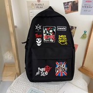 BAND BACKPACK - AC DC BAG - THE BEATLES BACKPACK BRITHISH - PUNK ROCK BAND ALTERNATIVE BAG - BAND SC