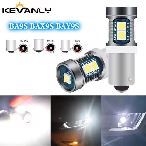 2pcs Car BA9S T4W Led Bulb BAX9S BAY9S H21W H6W LED Car Signal Lamp Led Bulb Canbus Interior Light D