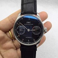 Men Watch Men's Watch Mechanical IWC IWC IWC Black Face Small Arrival (Produced by ZF)