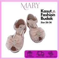 BCT- Kids Sandals Shoes Girl Flower Princess Shoes Baby Fashion Casual Beach Kasut budak Perempuan H