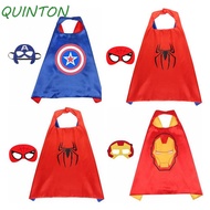 QUINTON Super Hero Figure Costumes Special Kid Toys Cosplay Costume Party Theme Supplies Costumes Cosplay Hulk Cloak Cape