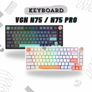 VGN N75 Pro Tri-Mode Gasket Mechanical Keyboard RGB Backlit