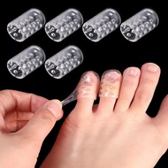5Pc Silicone Soft Comfortable Pain Relief Toe Caps Anti-Friction Breathable Toe Protector Prevents B