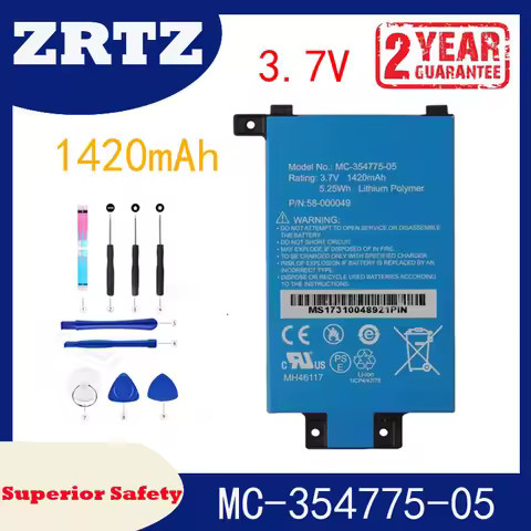 High-Quality Battery For Amazon Kindle PaperWhite 2nd 6th 7th Gen 6" 58-000049 MC-354775-05 DP75SDI 