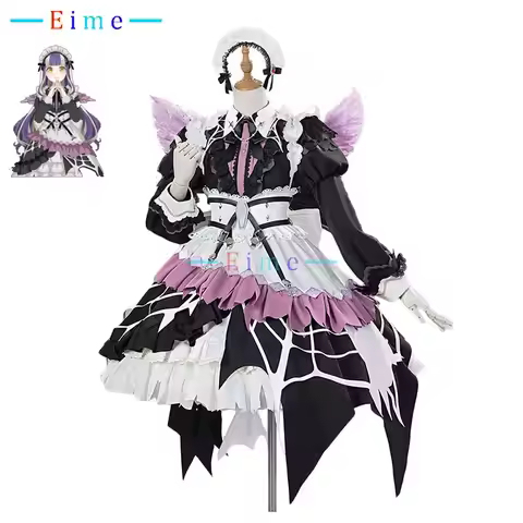 Anime BanG Dream PAREO Cosplay Costume Nyubara Reona Gothic Maid Dress Women Fancy Suits Halloween P