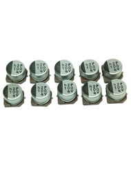 10ชิ้น SMD 100 4v Electrolytic capacitor 100 4 v Chip capacitor