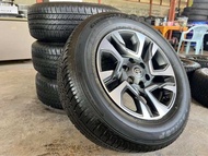 ล้อแม็กแท้ Fortuner Leader ขอบ18 ถอดป้ายแดง พร้อมยาง Dunlop 265-60-18 ปี23 (1 ชุด 4 วง)