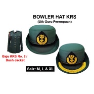 KRS Bowler Hat / Topi Guru Wanita KRS (Untuk Baju No. 2 KRS / Bush Jacket KRS)