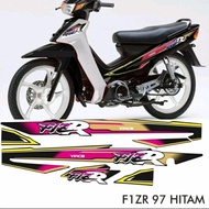MERAH Striping FIZR F1zR 1997 1998 Black Red Sticker Lis Decal Body Standard Original Yamaha F1zR FI