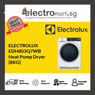 EDH803Q7WB Electrolux Ultimate Care 700 heat pump dryer 8kg
