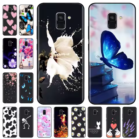 Case For Samsung Galaxy A8 2018 A530 A530F Case A8s Soft Silicone Phone Back Cover For Samsung A8 Pl