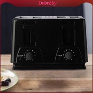 [Lohobby] Bread Toaster 4 Slices Convenient Wide Slots Dual Control Panels for Waffles