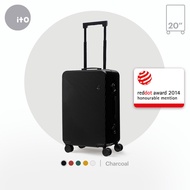 ITO Ginkgo 20 นิ้ว - กระเป๋าเดินทาง 20 นิ้ว carry on luggage กระเป๋าเดินทางไม่มีซิป ระบบล็อกใส่รหัส มาตรฐาน TSA คุณภาพดี ได้รางวัล Red Dot Award (กระเป๋าลาก กระเป๋าเดินทาง20 กระเป๋าเดินทางสินค้าแบรนด์ กระเป๋าเดินทางกรอบอะลูมิเนียม แข็งแรง ทนทาน)