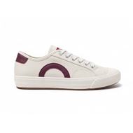 WELMER Campus Series Shoes - OFF WHITE/MAROON