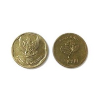 uang koin kuno 500 melati