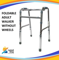 Adult Walker without Wheels Walking Aid with Wheels Wheelchair Adult Walker without Wheels Foldable Walker Foldable Adult Walker Rollator Standard Wheelchair