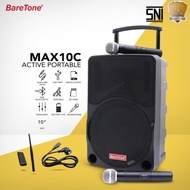 Speaker Portable Aktif Baretone Max 10 C Max10C Max10 C 10 Inch
