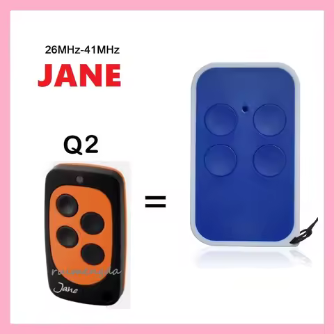 For JANE Q Garage Door Remote Control 26MHz-41MHz 26.995MHz 30.900MHz 30.875MHz 40.685MHz JANE Gate 