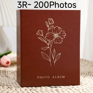 3R 200 PHOTOS ALBUM LEATHER INSET ALBUM CHILDREN'S FAMILY CLASS ALBUM PHOTO ALBUM
