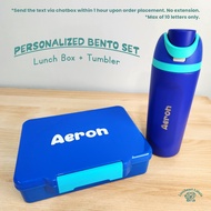 Personalized Bento Set Lunch Box Tumbler Large Capacity Owala Inspired School Kids Gift Giveaway