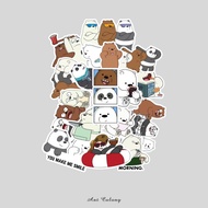 We Bare Bears Sticker Vinyl Doff Laminate | Cute Bear Sticker