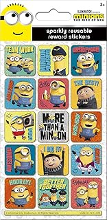 Paper Projects 01.70.12.048 Minions: The Rise of Gru Sparkly Reward Stickers | Officially Licensed P