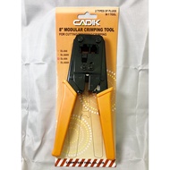 8" Modular Crimping Tool 8P6P Stripper + Cutter