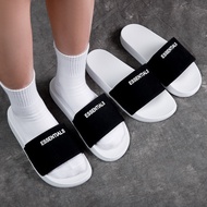 ESSENTIAL Women's and Men's Cross-Strap Sandals with Sharp Printed Letters, Standard Product Type 1 