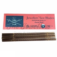 Golden Swords No.4 Piercing Saw Blade For Hard Metal, Wood Or Plastic Cutting / Mata Gergaji Potong 