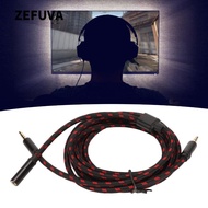 ZEFUVA Chat Adapter Cable, 270cm/8.9ft Plug and Play Chat Link Cable, Flexible 3.5mm Audio Cable for