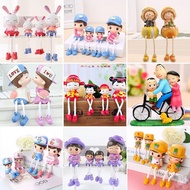 Wedding Home Decorations Living Room Resin Hanging Foot Doll Creative Bedding Children's Day Gift sg