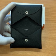 Hermes Calvi 黑色卡包