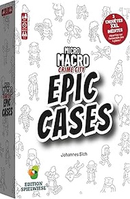 Blackrock Epic Cases Micro Macro - Investigation Game - 3 XXL Investigations for Micro Macro - Requi