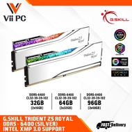 G.SKILL Z5 ROYAL INTEL XMP 6000/6400 / 6800/8000 MHZ CL30/32/38/34/ 32GB (2X16GB) / 64GB (2X32GB) / 