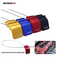 Aluminum Car Billet Oil Dipstick For Honda Civic Engine K20 K20a K20a2 K20z1 K20z3 JDM Dip Stick Hyb