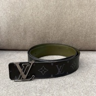 LV黑老花皮帶