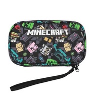 美國 BIOWORLD X MINECRAFT 我的世界 黑色帆布 雙層 筆袋