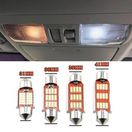 4 x 31mm 36mm 39mm 42mm LED Festoon Reading Lights 12V Auto Car Dome Lamp LED Door Bulb White for 64