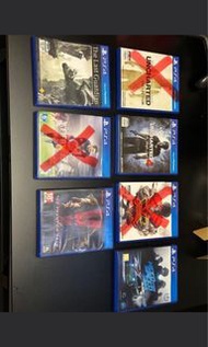 PS4 Playstation game street fighter Metal Gear FIFA
