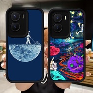 Q5 Astronaut Space soft Casing for VIVO Y35 IQOO Z9X Y01 Y01A Y55 Y75 Y56 Y15a Y16 Z9 Y15s Y22s Y22 