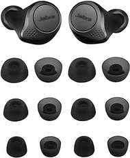 ALXCD Ear Tips for Jabra Elite 65t Headphone, 6 Pairs Replacement Silicone Earbud Tips, Fit for Jabra Elite Active 65t, S/M/L