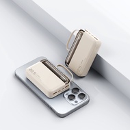 พาวเวอร์แบงค์ 30000mAh มีสายชาร์จในตัว 4 เส้น พกพาสะดวกมาก รุ่นใหม่สวยงาม มาพร้อมสายชาร์จในตัว