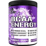 EVL BCAAs Amino Acids Powder - BCAA Energy Pre Workout Powder for Muscle Recovery Lean Growth and En