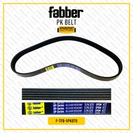 Fanbelt Fanbelt V belt Fan belt AC Alternator/AC/Power Steering Toyota Kijang EFI 2.0 5PK870 FABBER