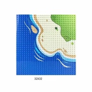 32X32 Dots Styles Classic Building Block Base Plate City View Traffic Road Figures Construction Toys