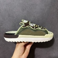 🤩必備機能涼拖🤩 Nike Offline 2.0 復古工風百搭戶外穆勒涼拖 橄欖綠|透氣網面不悶腳|可調式抽繩貼合腳型|緩震軟底久走不累|鋸齒防滑耐磨大底|