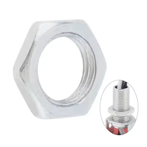 M10 X 1.0 Fine Thread Light Fixture Hexagon Nut for Light Fixture Fine Thread Flat Hex Hexagon Nut H